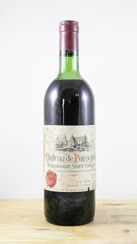 Château Puisseguin Bouteille de Vin Millésime 1975
