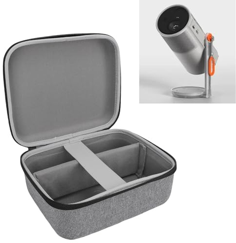 Vikye Projektor-Hartschalenkoffer, Eva-Projektor-Aufbewahrungstasche mit Weicher Innenseite für MoGo 4, MoGo 3 Pro, PLAY6 Travel
