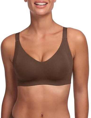 CFab Push-up BH Damen ohne Bügel, nahtlos gepolstert mit Lifting-Effekt | Nahtloser Push-up BH ohne Bügel mit gepolsterten Cups, verstellbaren Trägern und natürlichem Lifting-Effekt.