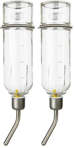 Trixie Bouteille d'eau en Verre pour Animal de Petite Taille (Lot de 2)