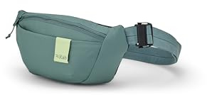 Rab Tygen 2 Gürteltaschen – leichte, atmungsaktive Hüfttasche für Wandern, Reisen und den täglichen Gebrauch, graugrün, Eine Größe