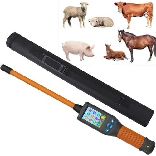Lecteur De Puces Auriculaires Pour Animaux Avec éCran Lcd, Lecteur De Micropuces Pour Animaux De Compagnie, Identificateur Universel Portable De Puces Rfid, Capacité Stockage Jusqu'à 20 000 DonnéEs