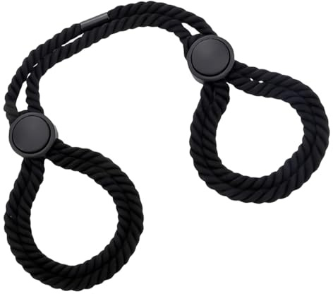 VONJUMA Manette Per Coppia Frustino Bondagerie Manette Bondange Nero