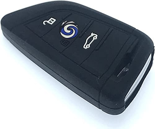 Guscio protettivo in silicone di alta qualità per telecomando auto con 3 o 4 tasti, adatto per, colore nero