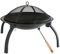 Simpa® Haute Styled Contemporary Fire Pit Fire Bowl Stylish BBQ Outdoor Fire Pit Ideal for BBQ's Alfresco Dining Parties Camping Beach Parties and General Contemporary Garden Decorations.