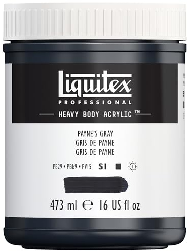 Liquitex Heavy Body Acrylic Paint, 16-oz Tube, Payne's Gray