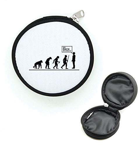 Runde Geldbörse mit Reißverschluss Evolution Go Back