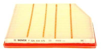 Bosch Genuine Car Air Filter S0575 F026400575 | Separates Particles from the Air Intake - Moisture-resistant plus High Tensile Strength