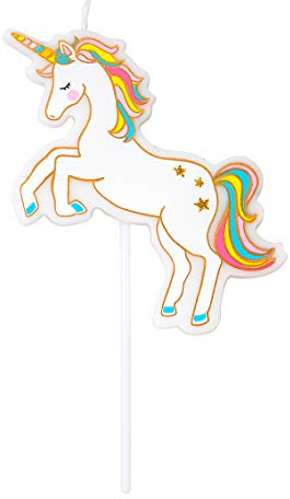 Talking Tables Einhorn-Geburtstagskerze Magical Statement Cake Topper Höhe 10 cm
