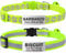 TagME 2er Pack Katzenhalsband mit Namen und Telefonnummer, Katzenhalsband mit Sicherheitsverschluss und glöckchen, 18-31 cm für Katzen, Grün