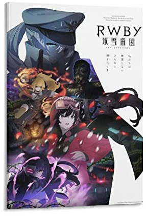 Anime RWBY Poster 2022 Wanddekoration, modernes Zuhause, Kunstwerke, 60 x 90 cm