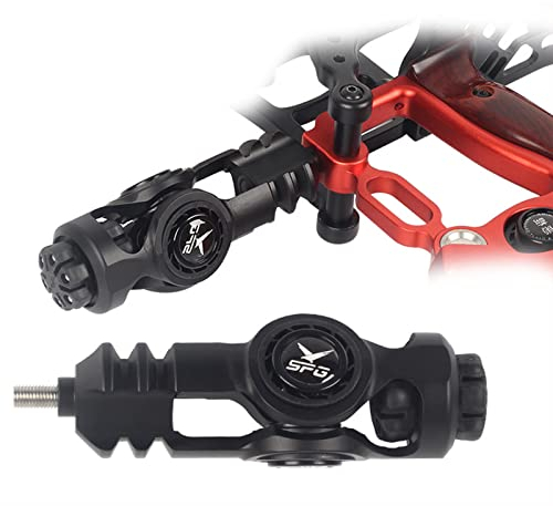 ocairnry Bogenschießen Legierung Bogen Stabilisator Universal Gliedmaßen Dämpfer Compound Bogen Stabilisator Schwingungsdämpfer für Armbrust Compound Bogen