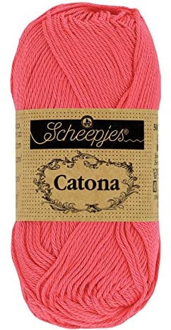 Scheepjes - Scheepjes Catona 256 Cornelia Rose Yarn - 10x50g