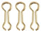 300PCS Fishing Sinker Eyes Eyelets, Easy to Carry, Steel Alloy Carp Fishing Wire Eyes, Sinker Screw Leads, Fine Workmanship, Mould Loops Fishing Accessory
