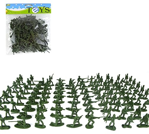 100 Teiliges Spielzeugsoldaten Plastik Militärischen Figuren aus Plastik Armee Soldaten Figuren Panzer Flugzeuge Flaggen Schlachtfeld Soldatenfiguren Militär Waffen Set Spielzeug für Kinder Jungen