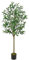 Oairse 150 cm - Olivier artificiel - Grandes plantes artificielles en plastique dans un pot - Pour la décoration de la maison, de la chambre à coucher