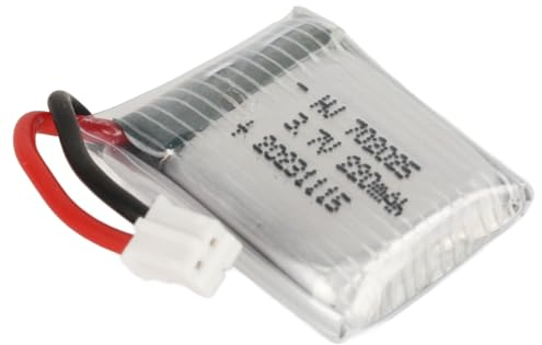 3.7V 220mAh Lipo Battery, 3.7V 220mAh Lithium Battery PH2.0 Plug for X4 RC Quadcopter Drone