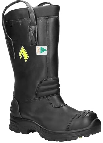 HAIX Fire Hunter Pro Composite-Toed Heat- and Slip-Resistant Firefighting Boots with Unique Ankle Flex System - Medium - 10.5