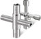 Viganoc 2Pc. 4 Way Sillcock Key Set, Utilities Key, Multi-Functional Water Key, Fits Most Sillcock, Stopcock, Water Spigots, Wall-Hydrant, Control Cabinet and Valves