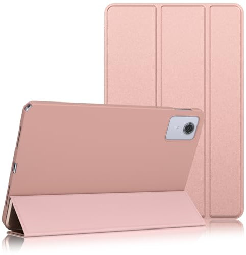 ZGCE Funda para Lenovo Tab M11 11 (2024), Funda Auto-Reposo/Activación para Lenovo Tab M11, Oro Rosa