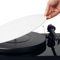 Plattenteller Slipmat, 300 x 3 mm Anti -statische Acryl -Plattenplatte Slipmat Turntable Mat Audiophile Padersatz für 12 -Zoll -Plattenspieler (Weiß)