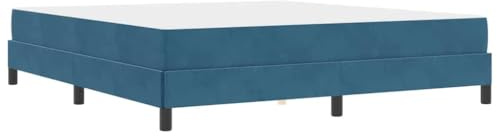 vidaXL Boxspring-Velvetbett mit Schaum-Matratze – Moderne Schlaflösung im rechteckigen Luxusdesign