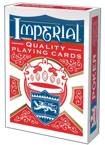 Imperial Poker Playing Cards Red Deck