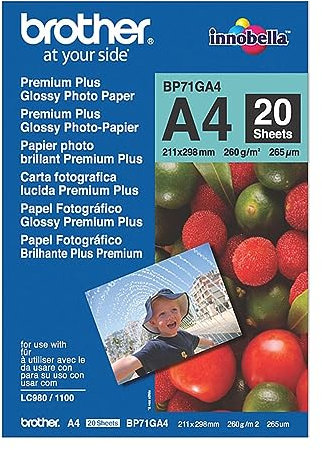 Brother BP71GA4 - A4 Glossy Paper