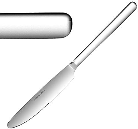 Olympia Henley Stainless Steel Dessert Knife 210mm (Pack of 12) | Saves time in busy commercial kitchens with a highly durable, rust-resistant build suited for heavy daily hospitality use.