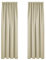 Deconovo Vorhang Verdunkelungsvorhang Kräuselband Gardinen Wohnzimmer Blickidcht Winter, 245x140cm(HöhexBreite), Beige, 2er Set