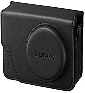 Panasonic Lumix DMW-PHS82XEK Housse en simili cuir noir pour Lumix TZ200, TZ100, TZ80 - Noir