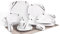 Topkapi 40-tlg Tafelservice Komplett-Set Essservice aus Porzellan Dekor Black Light TK-877, für 6 Personen