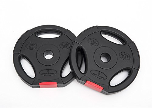 BODYPOWER 7.5Kg Tri Grip Vinyl Standard Vinyl Progression Kit (1.25kg x2 and 2.5kg x2)