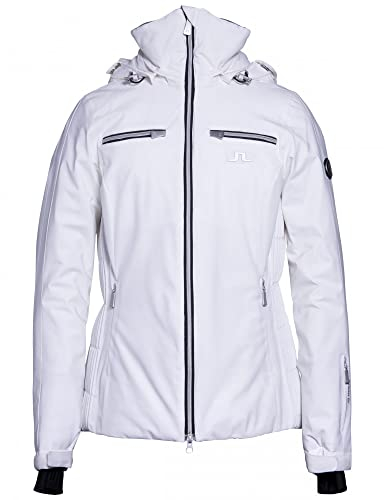 J.Lindeberg W Moffit Jacket Weiß - Dermizax™ Wasserdichte warme Damen Stretch-Skijacke, Größe XS - Farbe White