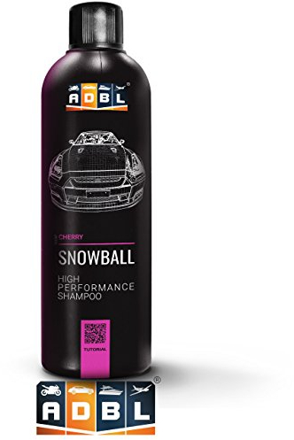 ADBL Snowball Shampoo (500ml) – pH-neutrales Shampoo Konzentrat für Auto & Motorrad – Kraftvolle Reinigung – für Versiegelte Fahrzeuge – Autowäsche, waschen, Autoshampoo, Handwäsche, Autoreiniger