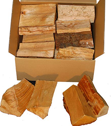 Landree Erle Smoker-Holz 15 kg - 20 cm Scheitlänge - Feines Räucherholz für delikate Aromen, naturbelassen & mild, Qualität aus Schleswig Holstein