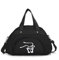 WEISIPU Nylon Dance Duffle Bag – Mädchen Kleidungsstück Schuh Tanzsport Taschen Ballett Hausschuhe, Schwarz, Einheitsgröße, modisch