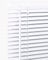 White PVC Venetian Blind Window Blinds Easy Fit Twist Open Close Control Wand Pull Cord Shutters Home Office (120 cm x 150 cm)