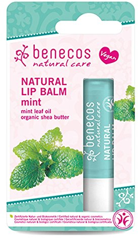 2 x Benecos Natural Lip Balm Mint 4,8g