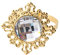 BESPORTBLE 12 Stück Strass Serviettenringe Weihnachten Runde Serviette Schnallenhalter für Weihnachten Hochzeitsfeier Bankett Empfang Catering (Golden)