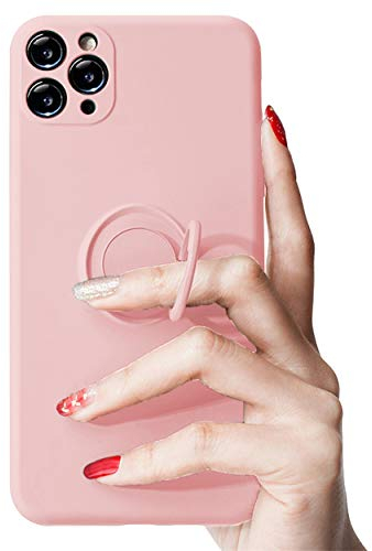 Rokmym kompatibel mit iPhone 11 Pro Max Silikon Slim Hülle, [mit 360 Grad Ring Ständer Microfaserinnenfutte Stoßfest Vollkörperschutz ]für Magnetische Autohalterung iPhone 11 Pro Max Handyhülle