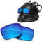 ToughAsNails Verres polarisés de rechange pour lunettes de soleil Oakley Turbine, bleu glace, Taille unique