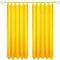 Bestgoodies Gardine mit Schlaufen 140x225 cm (Breite x Länge) in Gelb, blickdichter Vorhang, Schlaufenvorhang in vielen Variationen