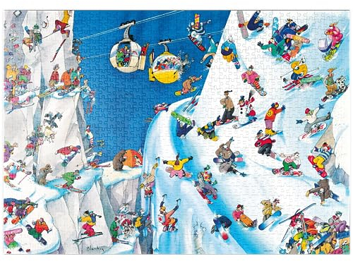 MyPuzzle Snowboards - Blachon - Cartoon Classics - Premium 1000 Teile Puzzle - MyPuzzle Sonderkollektion von Heye Puzzle