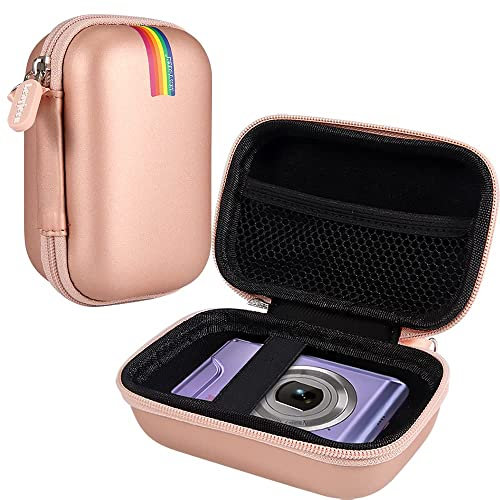 Leayjeen Étui de Protection pour Appareil Photo numérique Compatible avec GlobalCrown/Gofunly/AbergBest/BAISIQI/AGFA, Conception de Coque Dure EVA, légère et Durable (étui Uniquement) Or