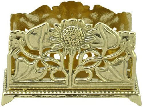 Artissimo BRIEFSTÄNDER - Ablage-SERVIETTENHALTER Messing neu 80357