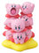 SHANGYE 10 Kirby Dream Land Nosechara Pile Up Figure Stacking Toys with Base
