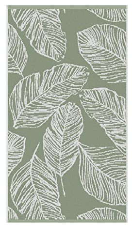 Fusion Bathroom - Matteo - Jacquard Hand Towel - 50 x 90cm in Khaki