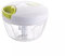 Tritatutto manuale per alimenti con corda con 3 lame in acciaio inox per tagliare e sbattere tritatutto, cipolla, aglio, frutta, carne, noci
