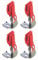 cyclingcolors 4x ganchos abrazadera de palanca acero inoxidable fregadero cocina soporte 30 x 42mm